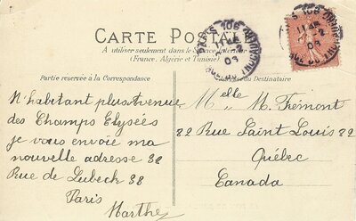 a (french) postcard
