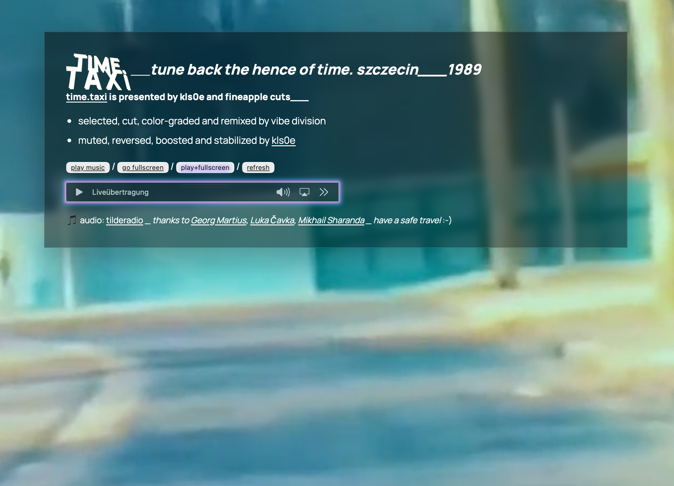 screenshot of TIME.TAXI