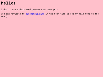 Screenshot of ~algometric