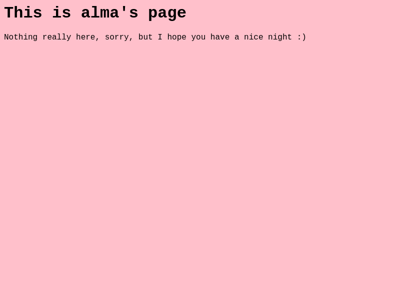 Screenshot of ~alma5