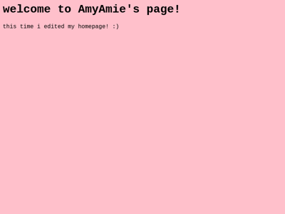 Screenshot of ~amyamie