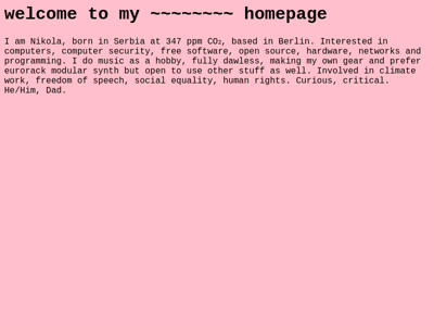 Screenshot of ~klaxzy