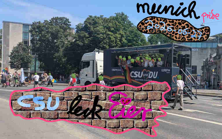 conservatives/reactionaries @ munich pride 2026
