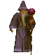 looping gif of a wizard towards the frame