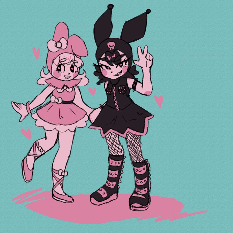 Image my melody and kuromi.png