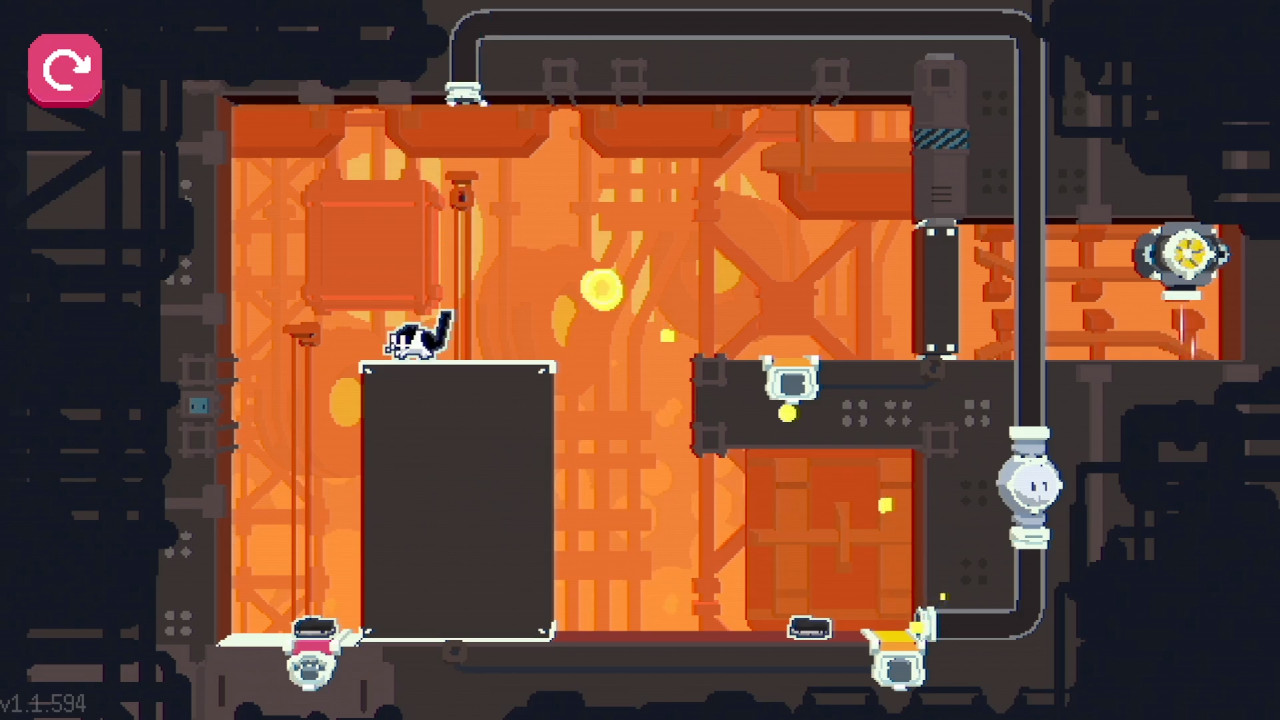 A level where the cat has to deal with multiple toasts