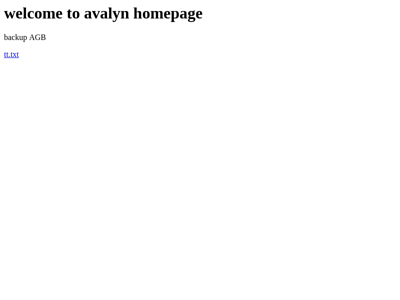Screenshot of ~avalyn