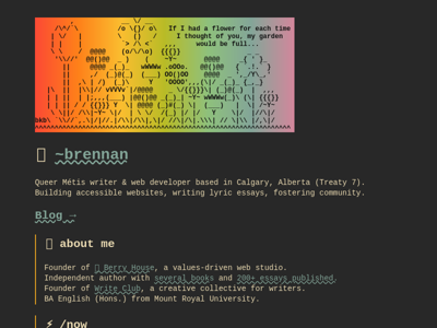Screenshot of ~brennan