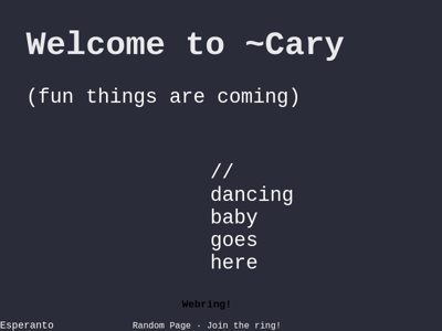 Screenshot of ~cary