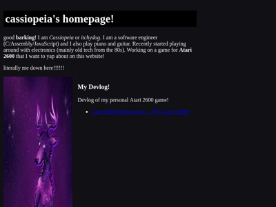 Screenshot of ~cassiopeia