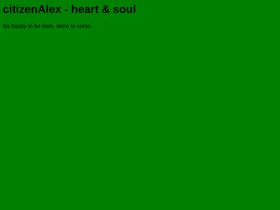 Screenshot of ~citizenalex