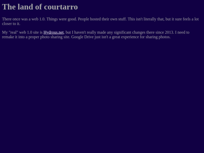 Screenshot of ~courtarro