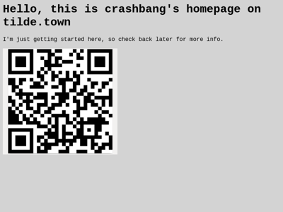 Screenshot of ~crashbang