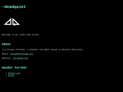Screenshot of ~deadquiet