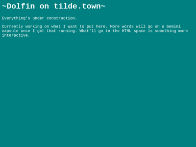 Screenshot of ~dolfin