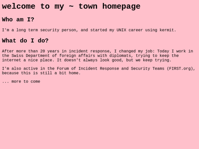 Screenshot of ~droz