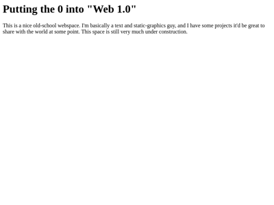 Screenshot of ~dwildstr