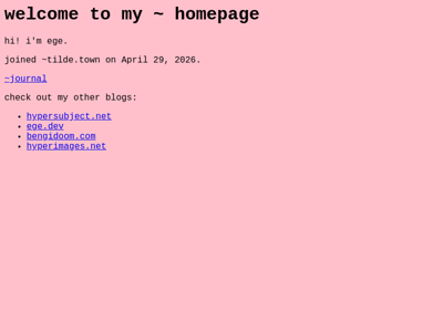 Screenshot of ~ege