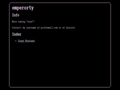 Screenshot of ~emperorty