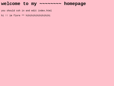 Screenshot of ~fiore