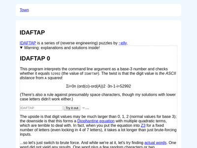Screenshot of ~flumble