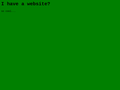 Screenshot of ~greengoose