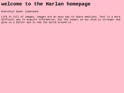 Screenshot of ~harlan