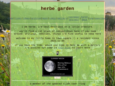 Screenshot of ~herbe