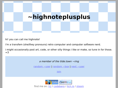 Screenshot of ~highnoteplusplus