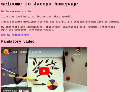 Screenshot of ~jacopofar