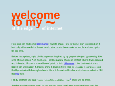 Screenshot of ~johnofthesea