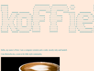 Screenshot of ~koffiekop