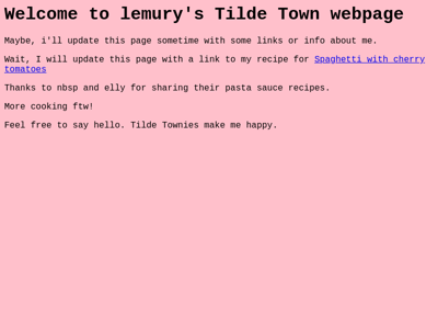 Screenshot of ~lemury