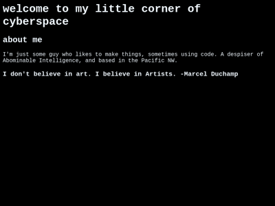 Screenshot of ~luciengoob