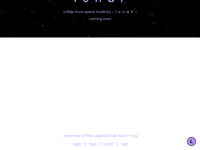 Screenshot of ~lunar