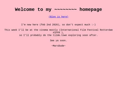 Screenshot of ~marsdude