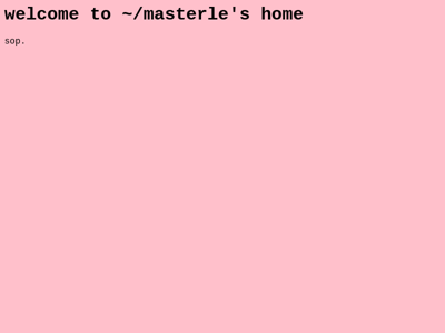 Screenshot of ~masterle