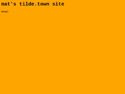Screenshot of ~mat