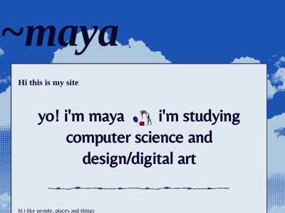 Screenshot of ~maya