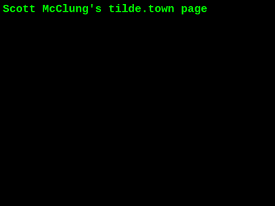 Screenshot of ~mcclung