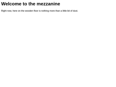 Screenshot of ~mezzanine