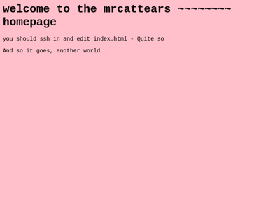 Screenshot of ~mrcattears
