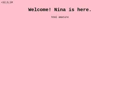 Screenshot of ~ninaishere