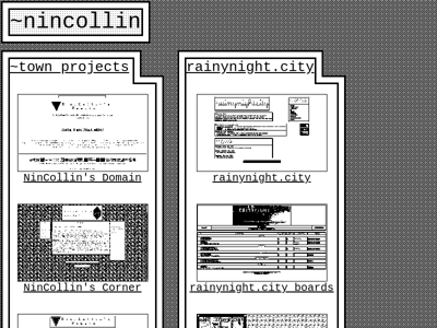 Screenshot of ~nincollin