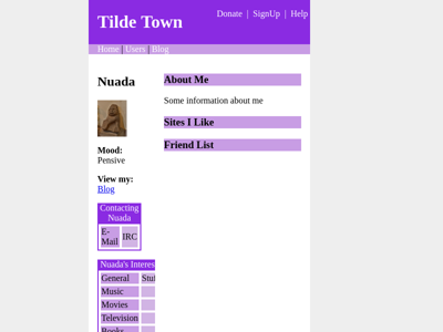 Screenshot of ~nuada