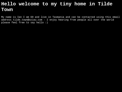 Screenshot of ~oziau