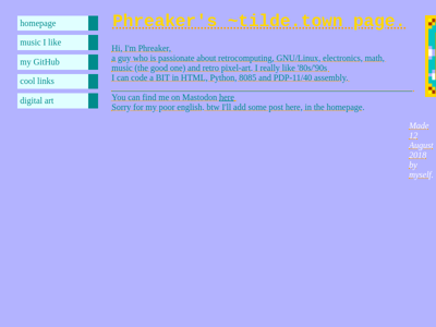 Screenshot of ~phreaker