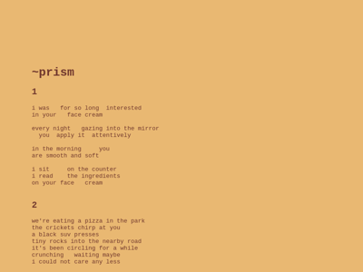 Screenshot of ~prism