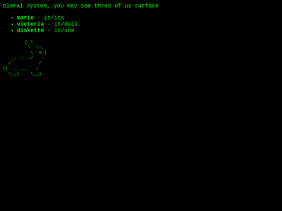Screenshot of ~rabbits