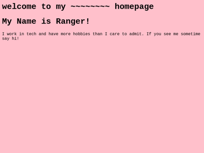 Screenshot of ~ranger